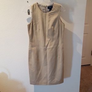 Ann Taylor Petites Tan Dress